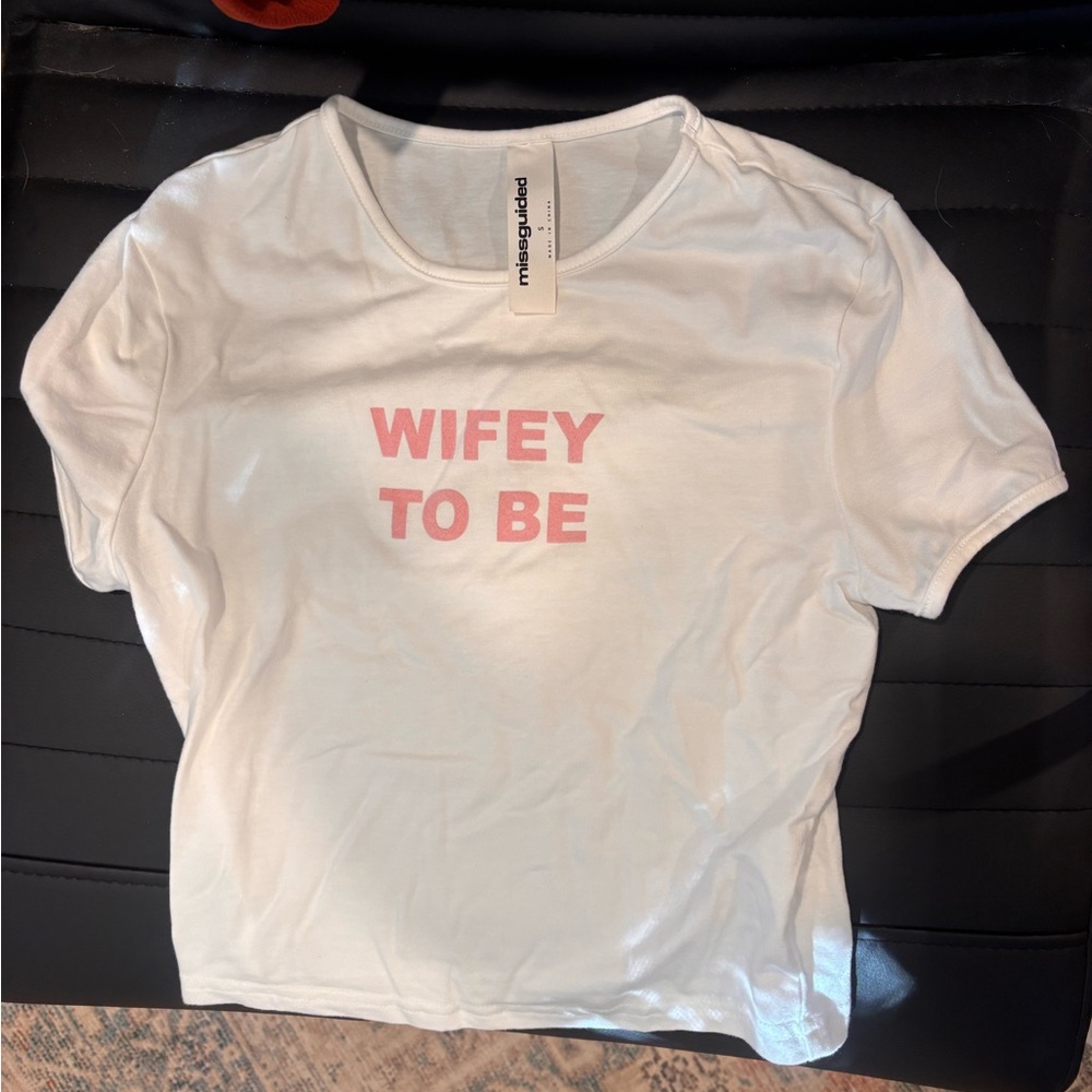 Wifey to be cropped top and pants